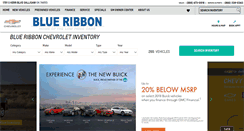 Desktop Screenshot of blueribbonautogroup.com